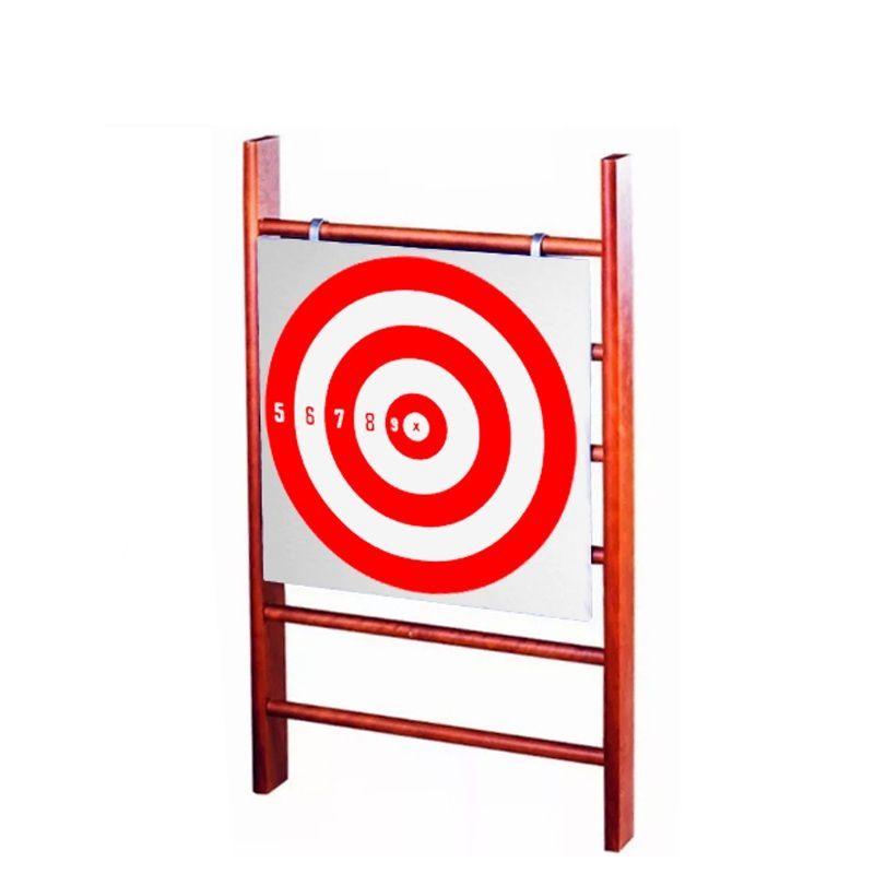 Щит для метания в цель №3 мишень с очками красная 700х700 мм  Pioner A12045