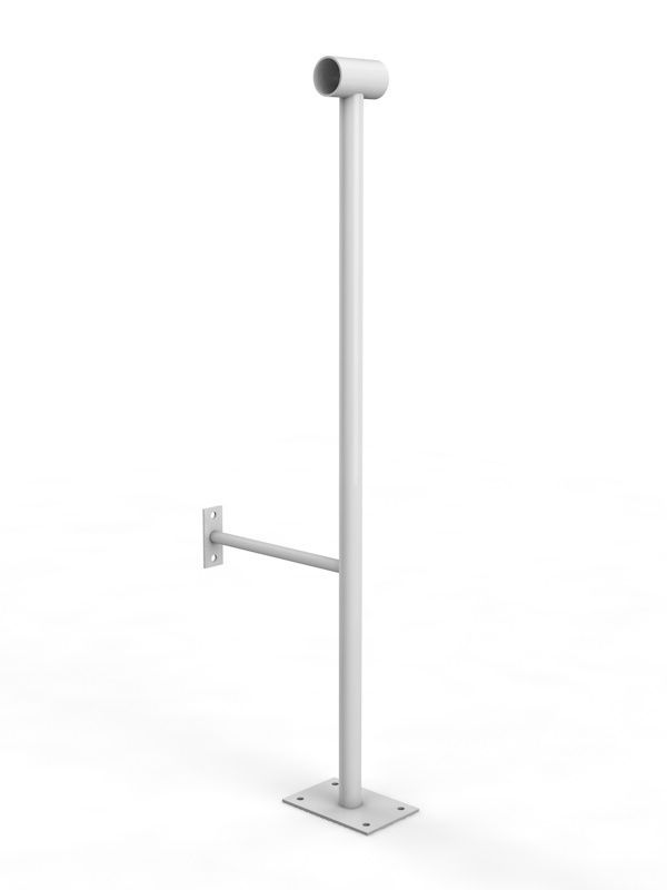 Однорядный напольно-пристенный кронштейн  Pioner A13712