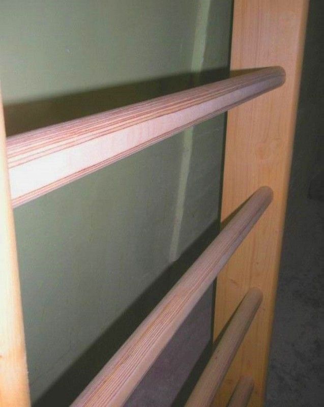 Стенка шведская 280х80см, с перекладинами из фанеры  Pioner A15726