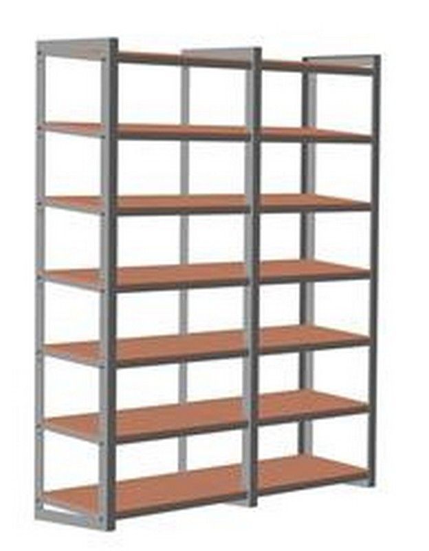 Стеллаж для хранения спортивной обуви на 50 пар 210x35x193 см Pioner A17196