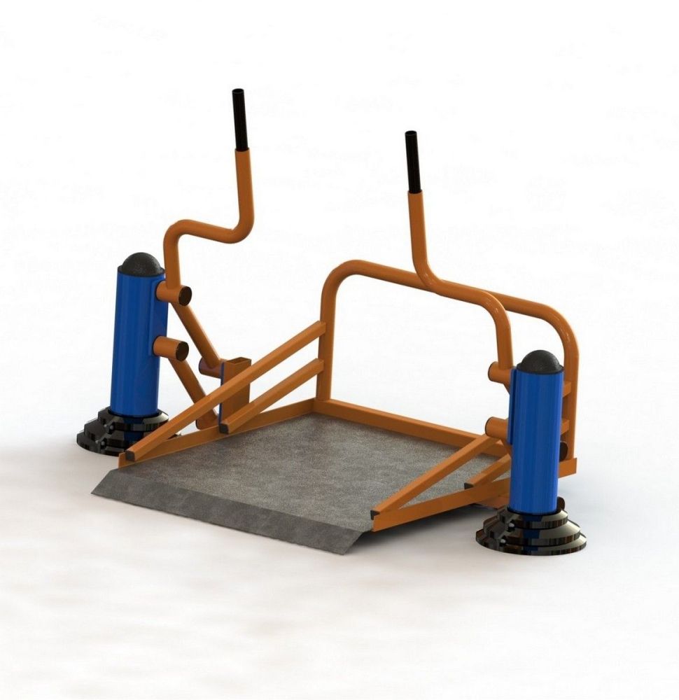 Тренажер уличный для людей с ОВЗ Жим на платформе Pioner A11850