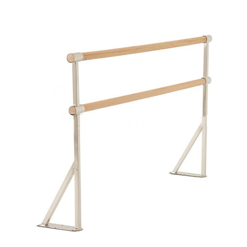 Хореографический станок двухрядный напольный  Дуб Pioner A14045