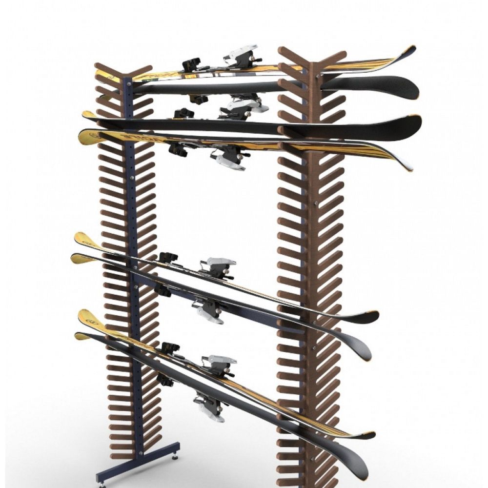 Стеллаж Стандарт для лыж фрирайда, двухсторонний 205х127х50см  SSF-76