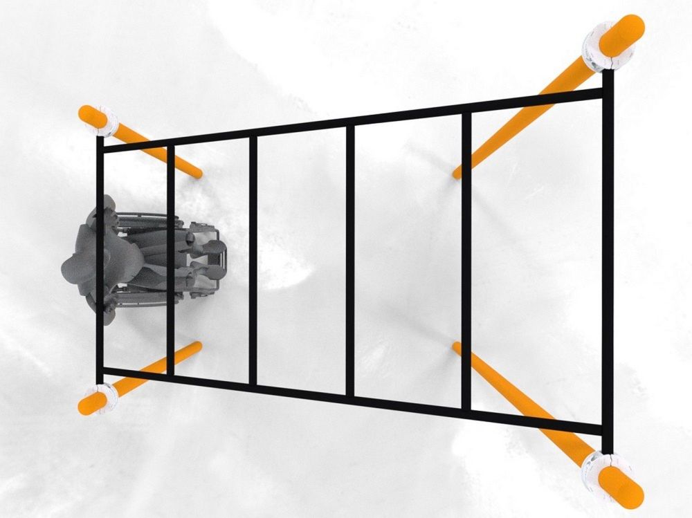 Рукоход в подъем параворкаут  Pioner A11838