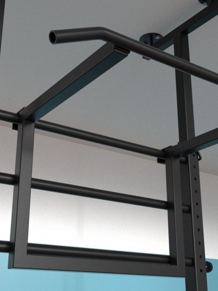 Шведская стенка враспор с регулировкой высоты и турником  Pioner A16182