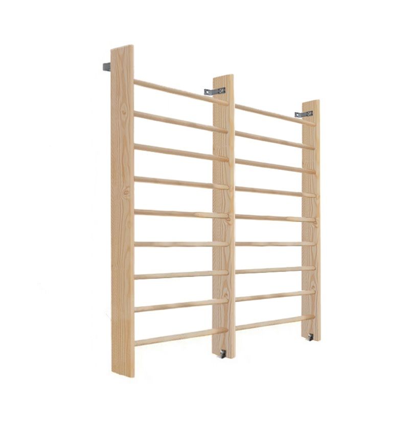 Стенка шведская 2-х секционная 200х200 см, боковина 14 см (массив.сосна) Pioner A15882