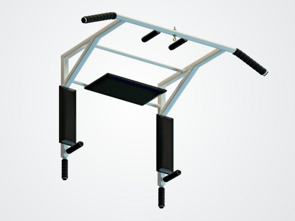 Турник настенный  3 в 1 серый Pioner A17154