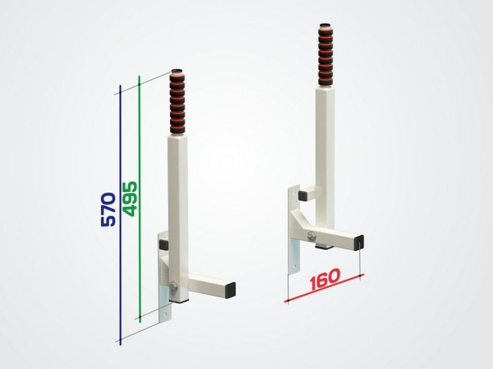 Брусья настенные складные   Pioner A17123