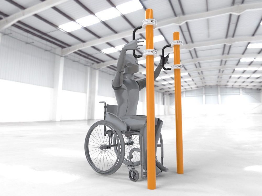 Брусья параворкаут для подтягивания на коляске Pioner A11805