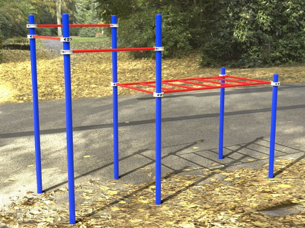 Комплекс для занятий Воркаут Pioner A16844