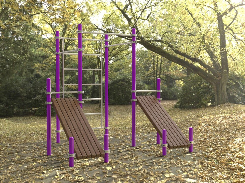 Комплекс тренажеров для занятий Воркаут  Pioner A16686