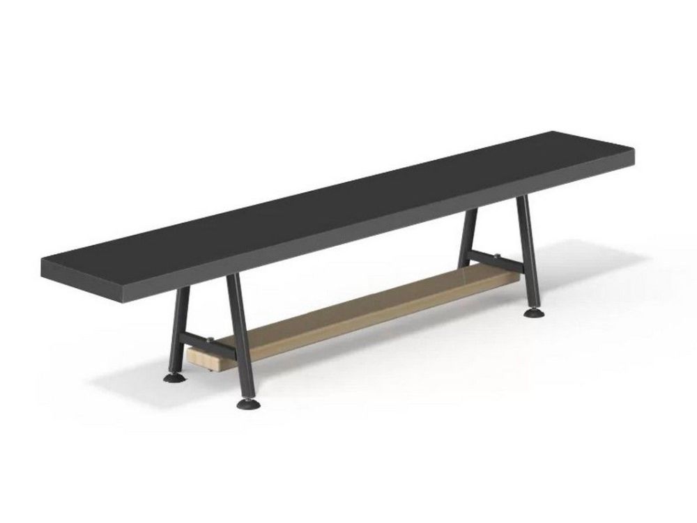 Скамейка гимнастическая мягкая 150 см  (2 регулируемые метал. нож.) Pioner A14127