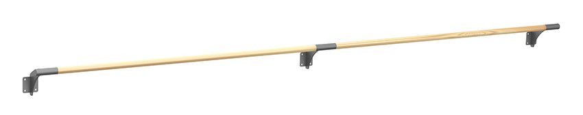 Станок хореографический Премиум однорядный пристенный (бук) 1,5 м Pioner A14587