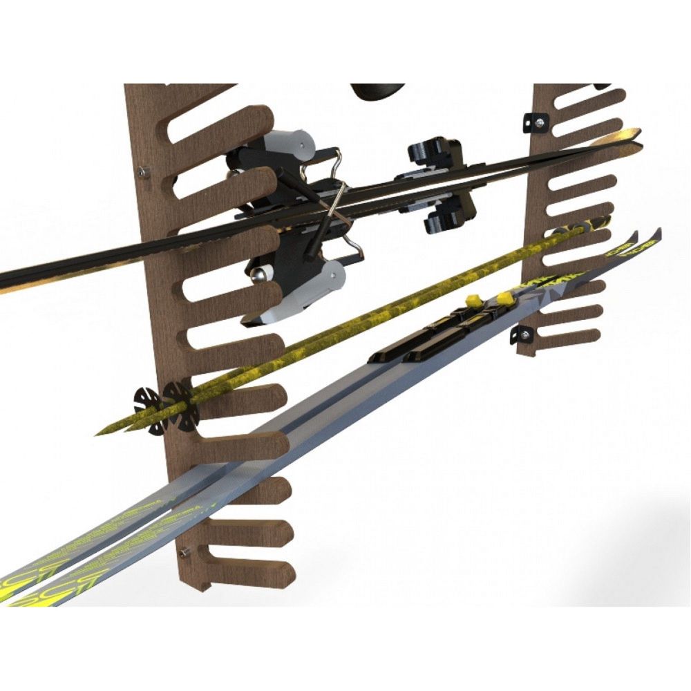 Вешалка Эконом для сноубордов и вейкбордов, пристенная 45х80х18см  SE-7