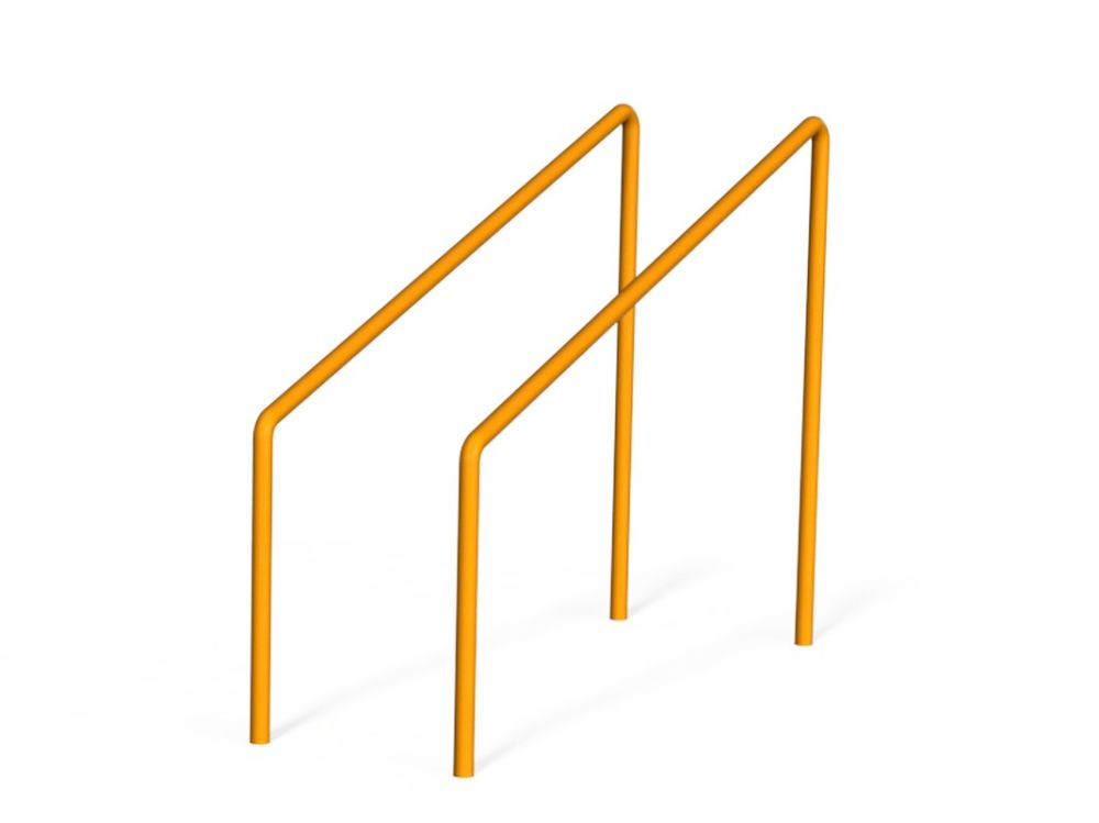 Брусья уличные параллельные гнутые для Воркаут Pioner A17348