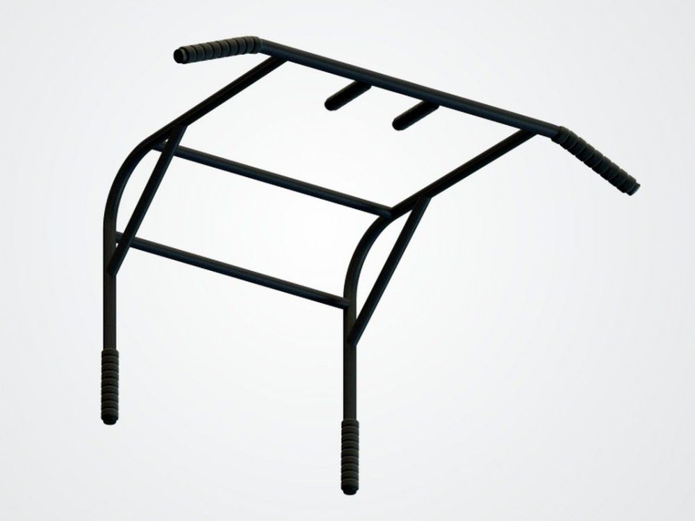 Турник настенный  2 в 1 черный Pioner A17167