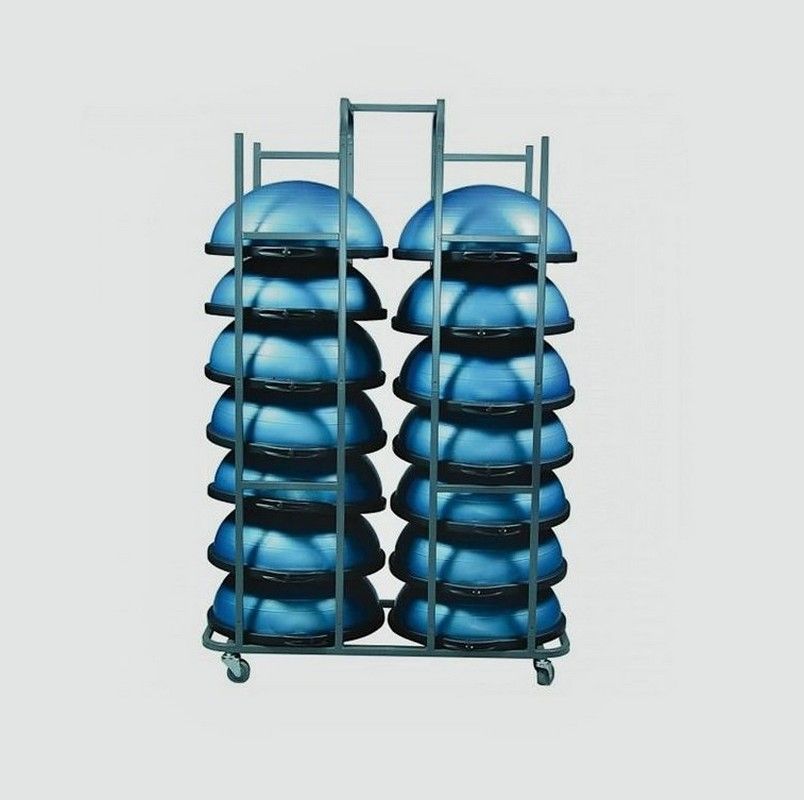 Стойка для хранения баланс-степов (платформ босу) разборная  Pioner A12249