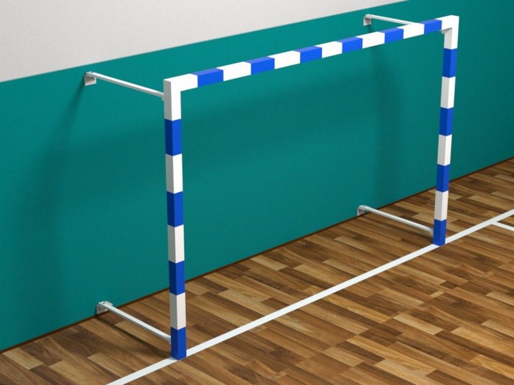 Ворота минифутбольные/гандбольные складные, пристенные  шт Pioner A13839