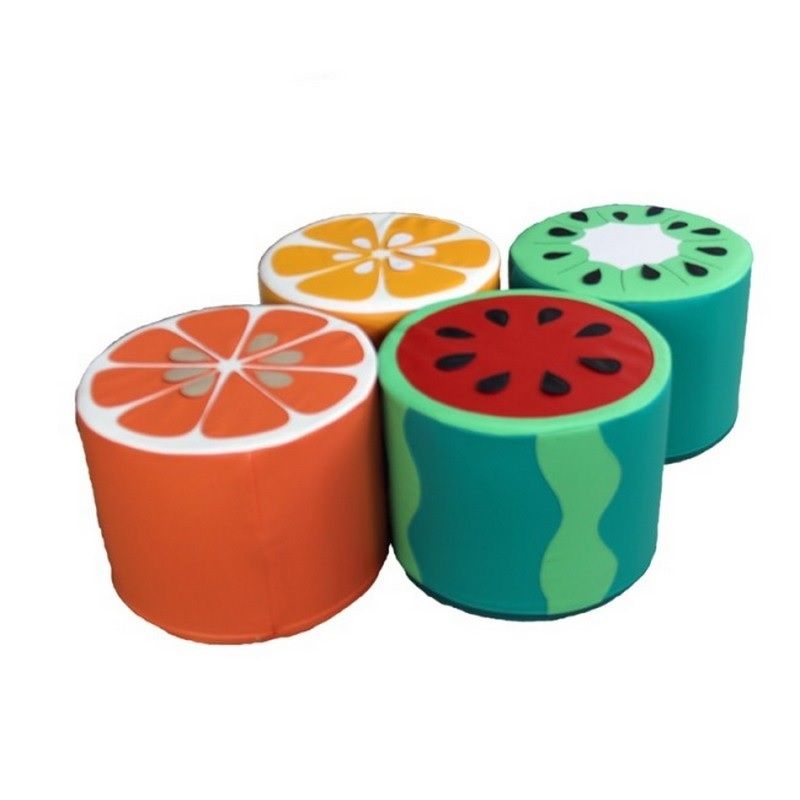 Комплект пуфиков Веселые фрукты (4 элемента)  Pioner A10292