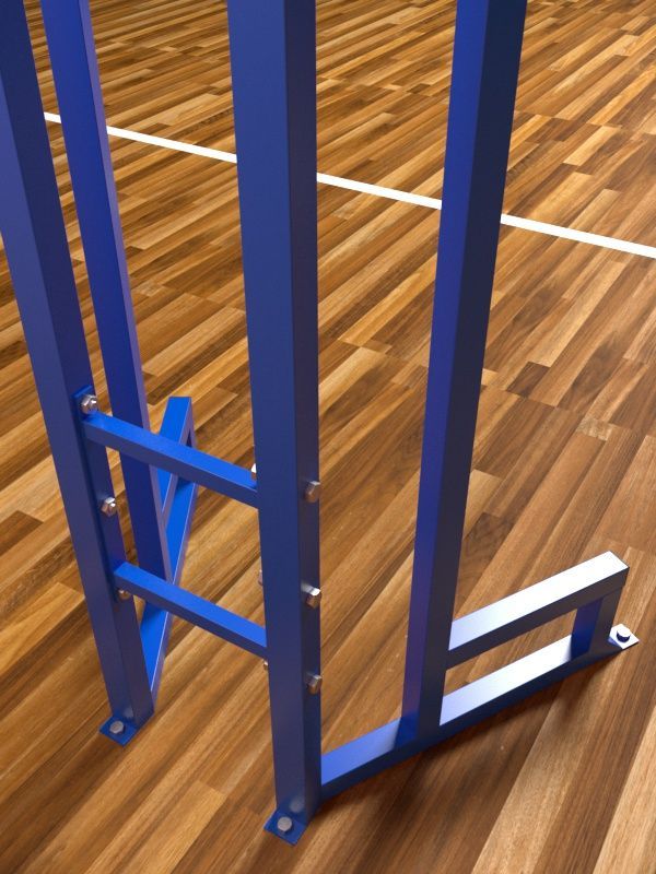 Брусья напольные под углом, разборные  Pioner A16254