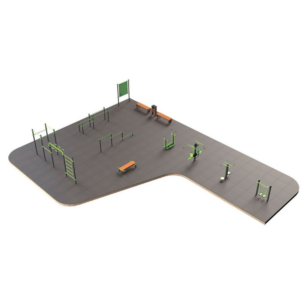 Спортивная площадка 227 кв.м  Pioner A17530