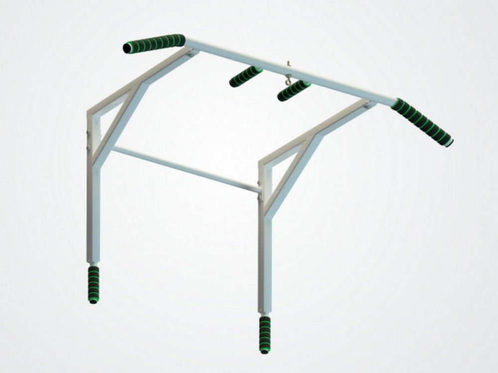 Турник-брусья разборный, белый Pioner A17169