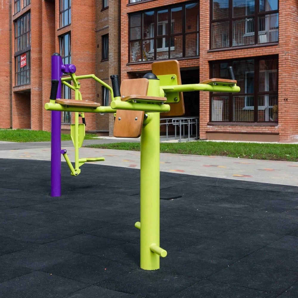 Уличный тренажер Упор для пресса  Pioner A17754