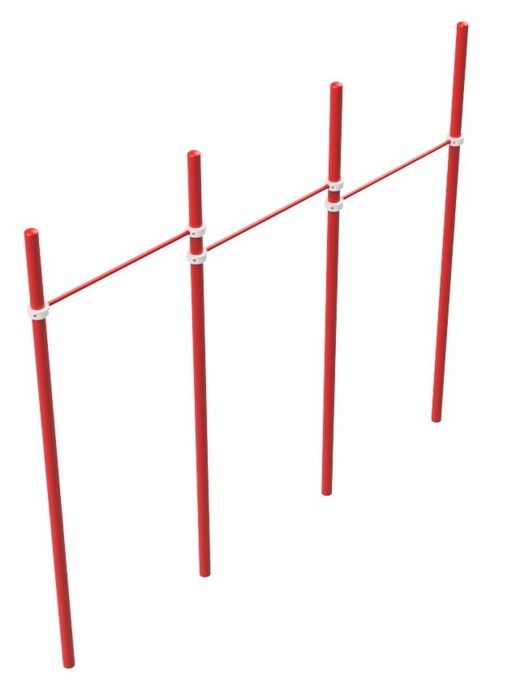 Турник трехуровневый  Pioner A16425