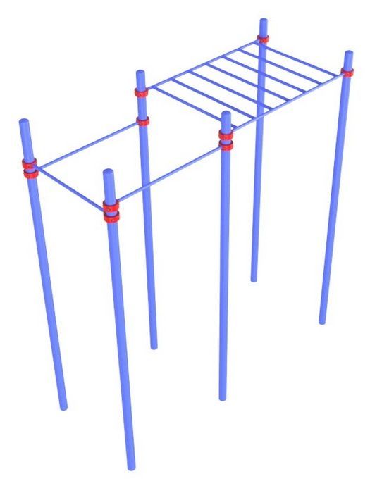 Рукоход с турниками Pioner A16426