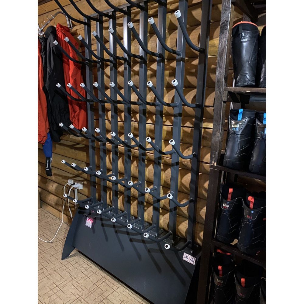 Сушильный стеллаж СЛ1 - Стандарт для обуви, односторонний 202х125х38см  SLS-20
