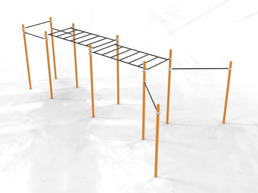 Комплекс для занятий Воркаут Pioner A16899