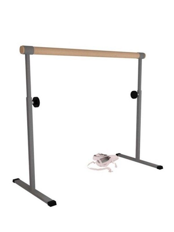 Станок балетный однорядный разборный   1 метр, серый Pioner A14211