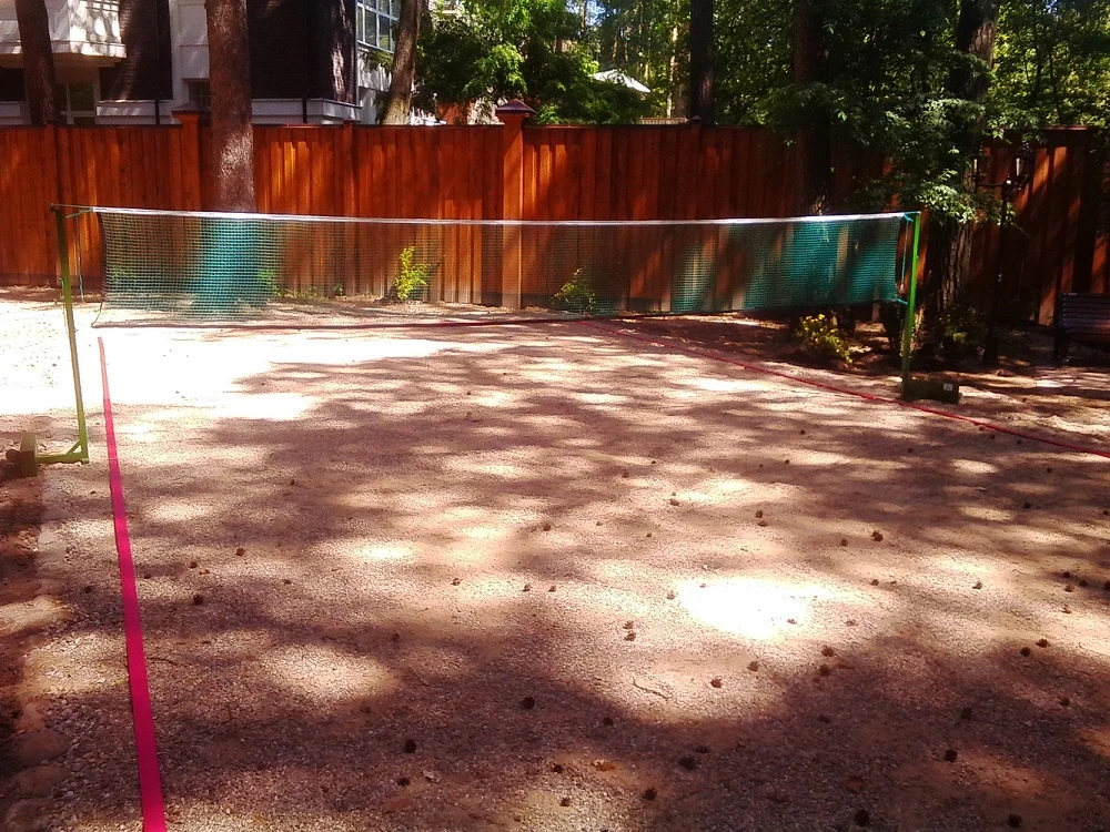 разметка для бадминтона