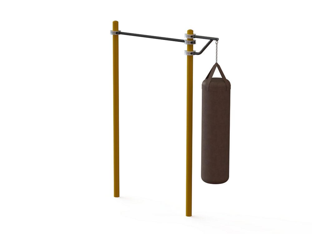 Турник классический для занятий Воркаут с боксерской консолью Pioner A17370