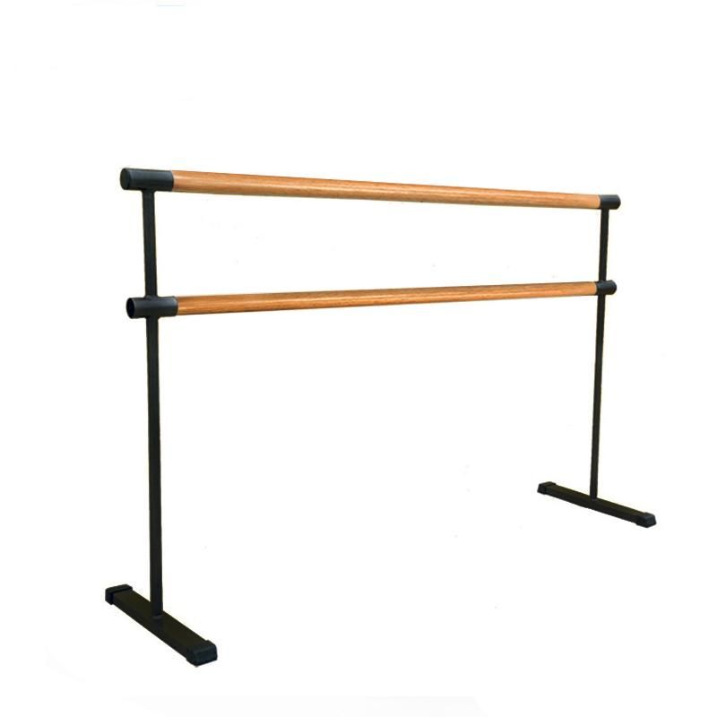 Мобильный хореографический станок двухрядный поручни из бука 200 см  Pioner A12758