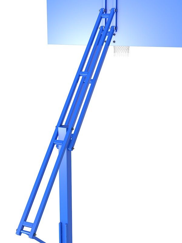 Баскетбольная стойка с регулировкой высоты кольца  Pioner A13473