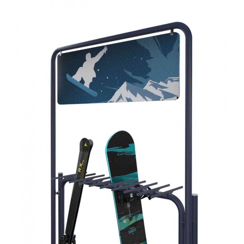 Стойка для размещения инвентаря на улице ГЛ-122 234,5х138,5х90см  GL-122