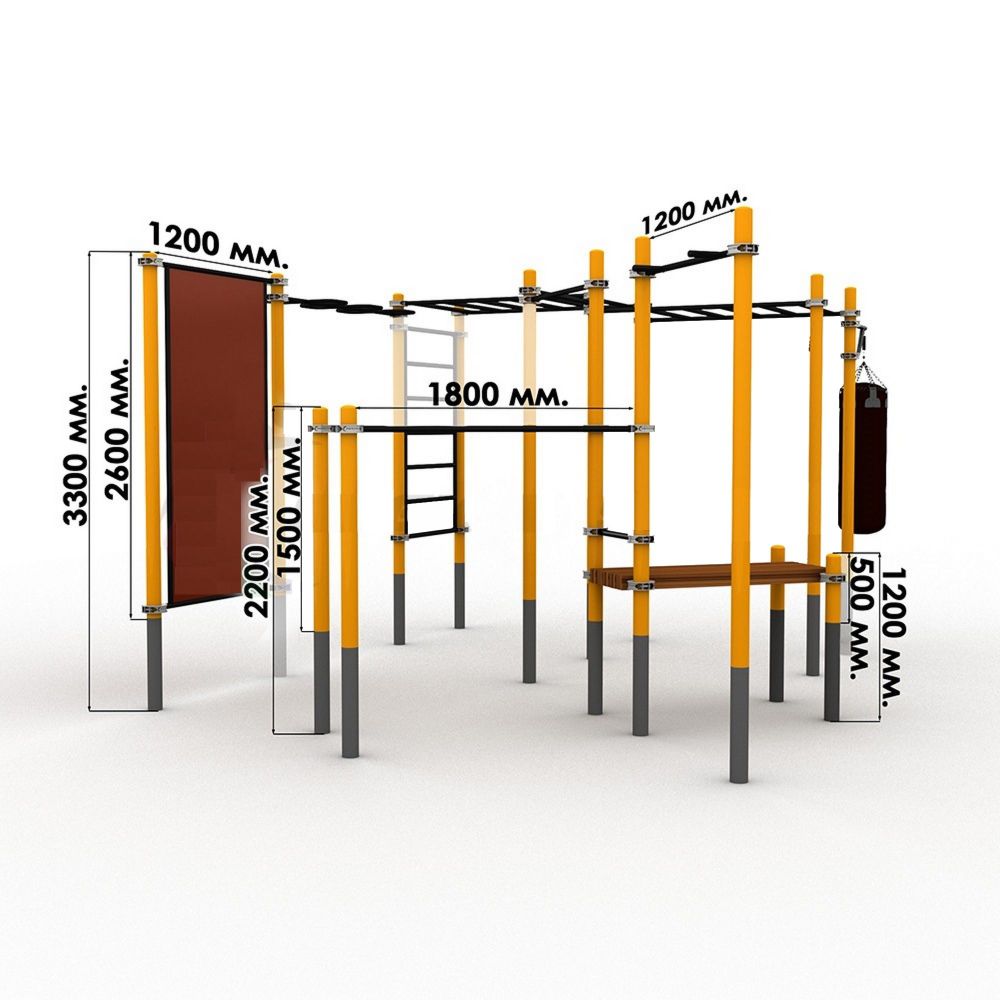 Комплекс для занятий Воркаут Pioner A16642