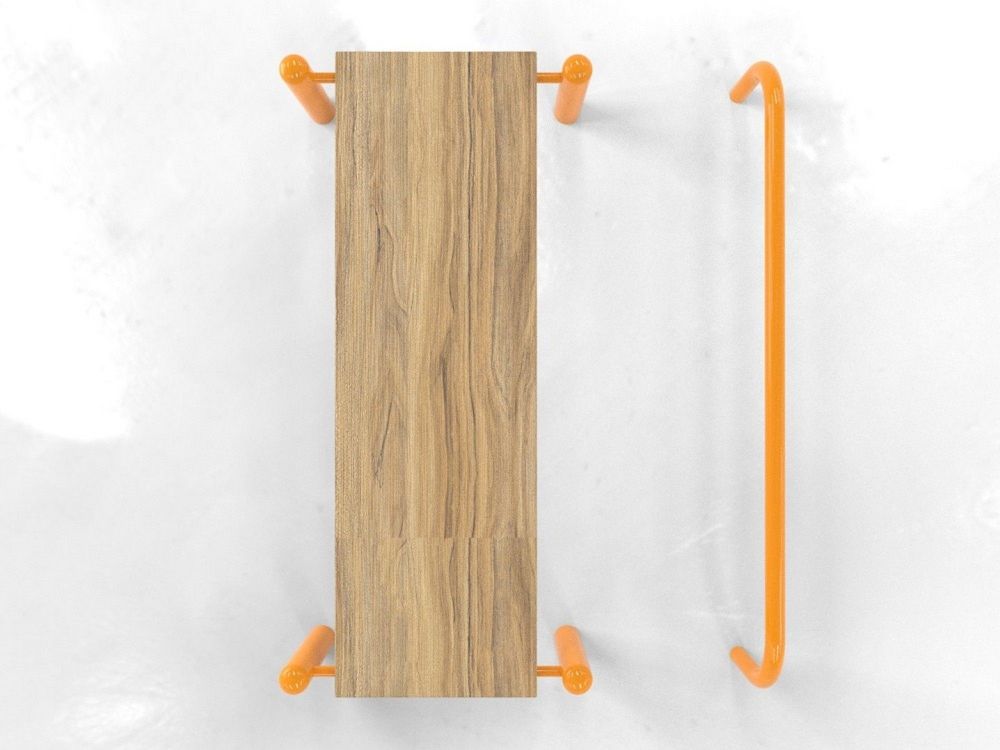 Лавочка Воркаут для пресса с упором для ног Pioner A17372