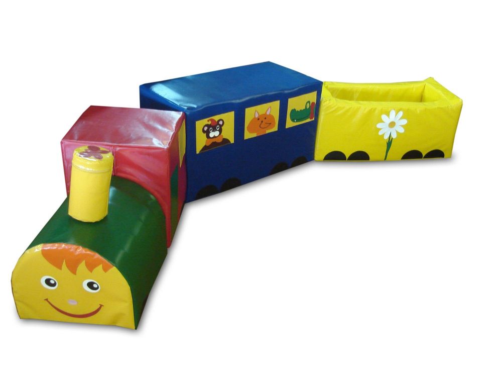 Мягкий игровой модуль - Поезд  Pioner A11192