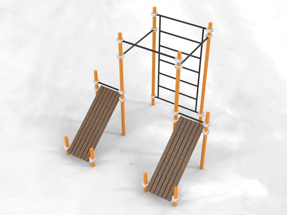 Комплекс тренажеров для занятий Воркаут  Pioner A16718