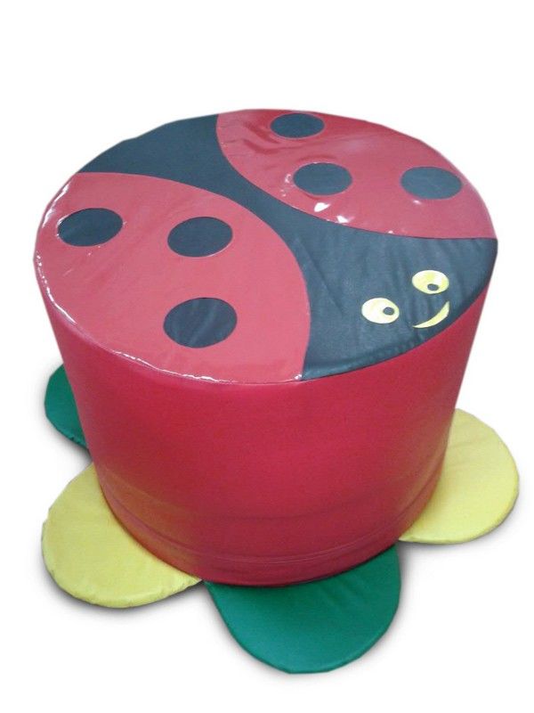 Кресло-пуф Божья коровка d-70 см, h50 см,  Pioner A11252