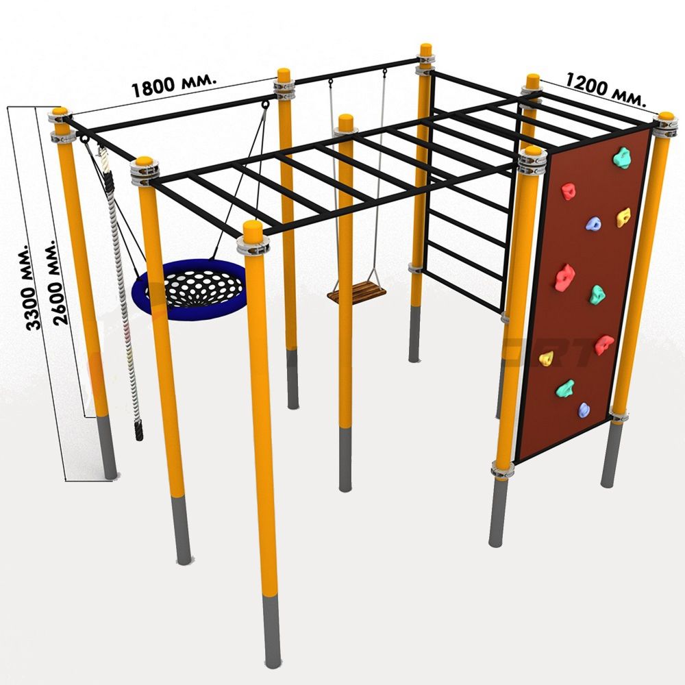 Комплекс для занятий Воркаут  Pioner A16629