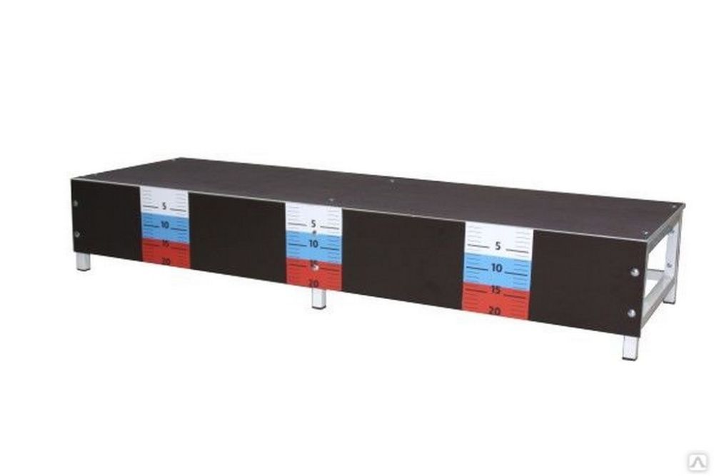 Скамья для измерения гибкости 1500х500х250мм мобильная  Pioner A15193