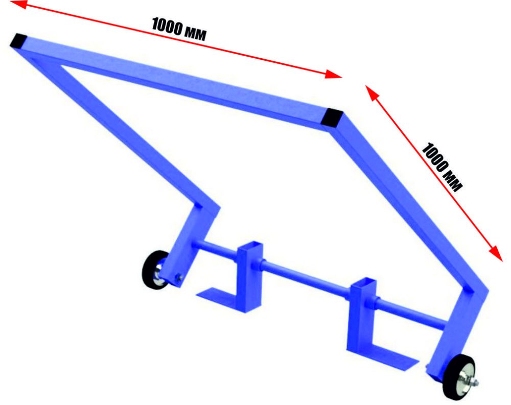 Тележка для перевозки брусьев  Pioner A13815