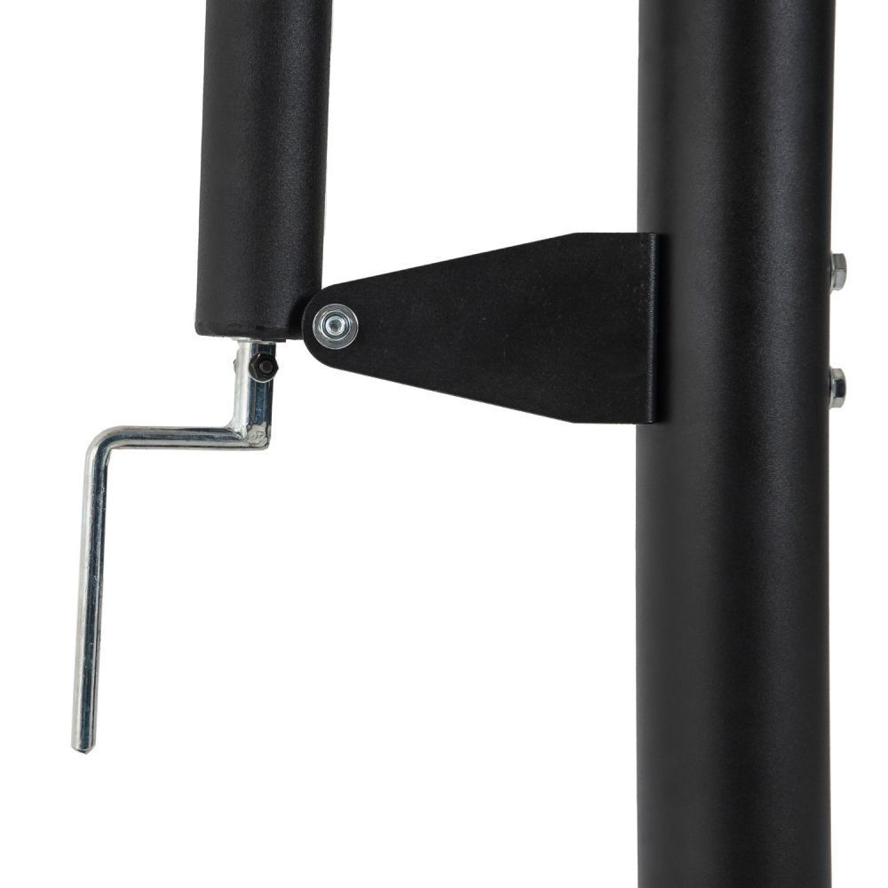 Баскетбольная мобильная стойка DFC STAND56P 143x80cm поликарбонат (два короба)