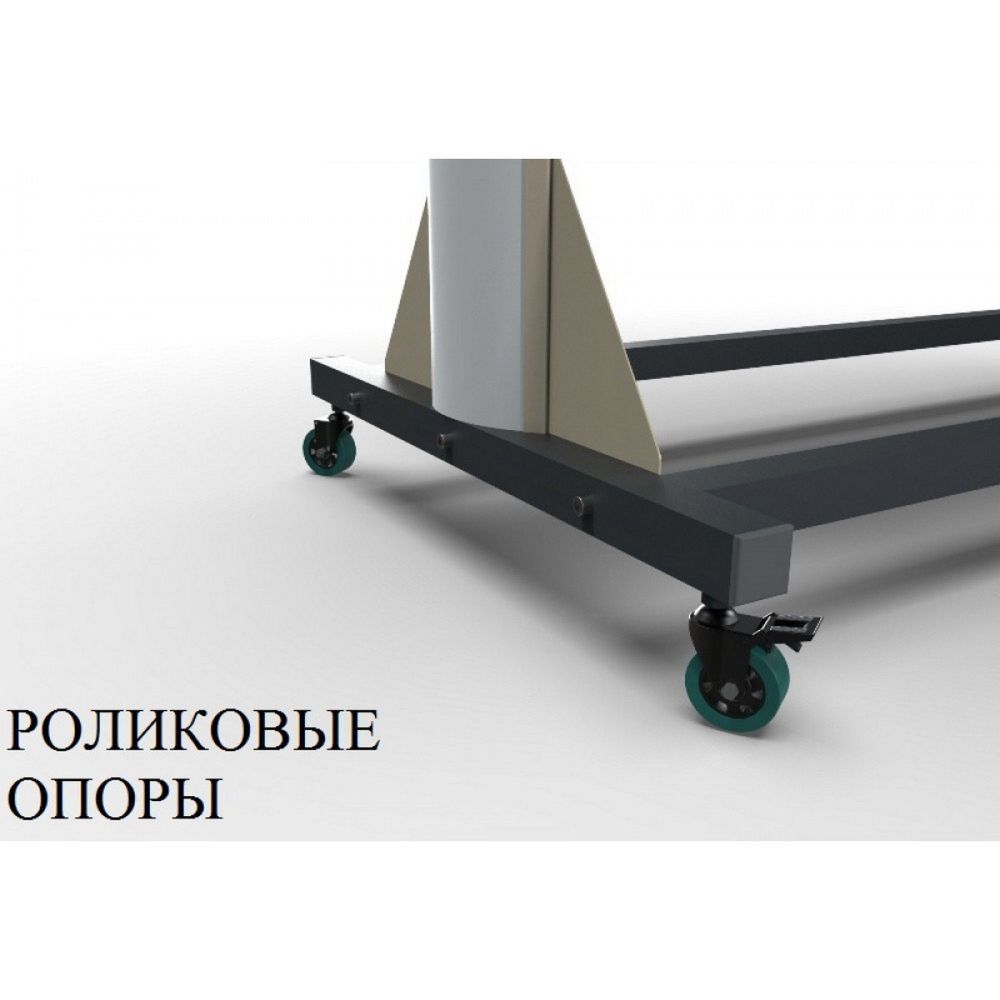 Стеллаж Премиум для горных лыж, двухсторонний с вешалкой 219х243х67см  GLVPD-38