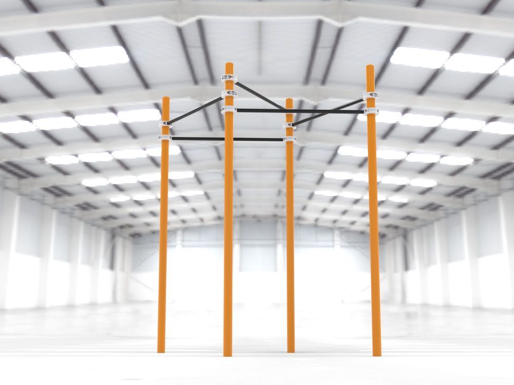 Двойной треугольник из турников для Воркаут Pioner A17254