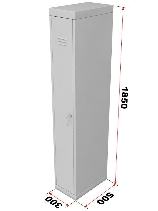 Шкаф для раздевалок металлический 185х40х50 (см)  Pioner A16330