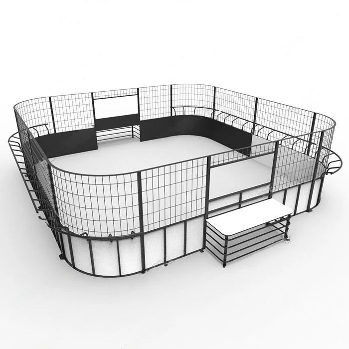 Панна площадка стальная квадратная с высоким бортом